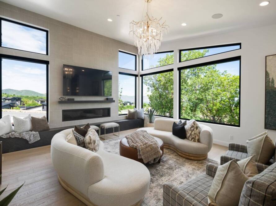 custom home in highland